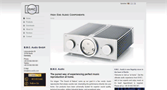 Desktop Screenshot of bmc-audio.com